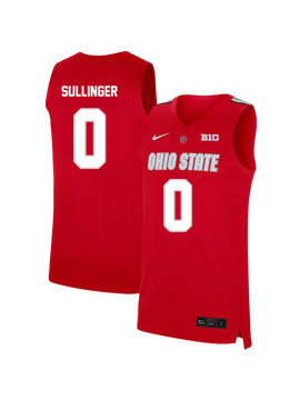 Men's #0 Jared Sullinger Ohio State Buckeyes Elite Nike Scarlet Stitched College Basketball Jersey