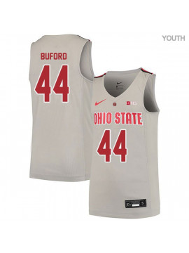 Youth's #44 William Buford Ohio State Buckeyes Elite Nike Gray Stitched College Basketball Jersey
