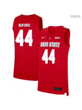 Youth's #44 William Buford Ohio State Buckeyes Elite Nike Scarlet Stitched College Basketball Jersey