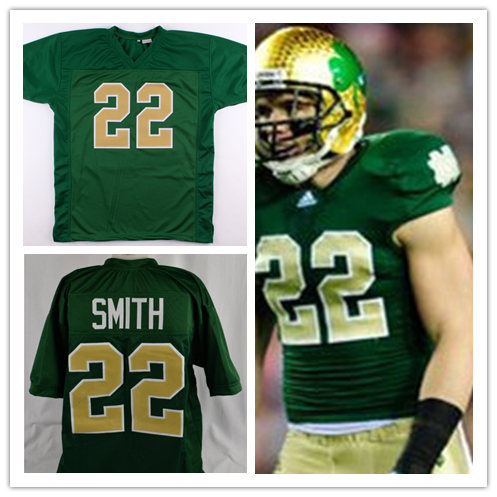 Mens Notre Dame Fighting Irish #22 Harrison Smith Adidas Green With Name Jersey Mens Notre Dame Fighting Irish #22 Harrison Smith Adidas Green With Name Jersey