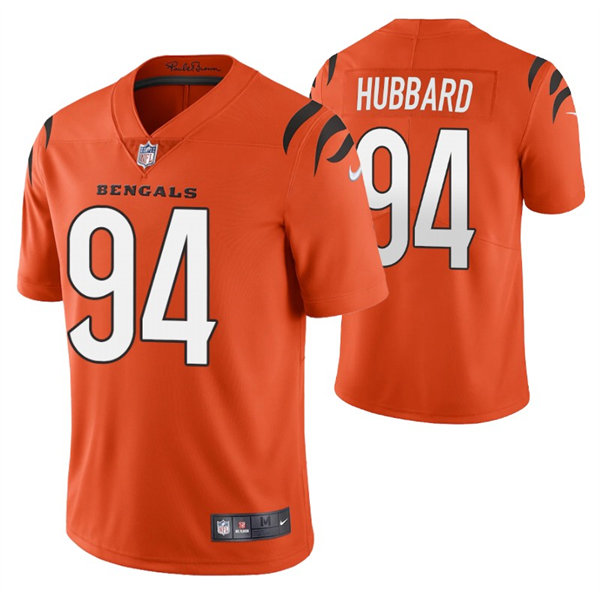 Men's #94 Sam Hubbard Cincinnati Bengals Stitched Nike Orange Alternate Vapor Limited Jersey