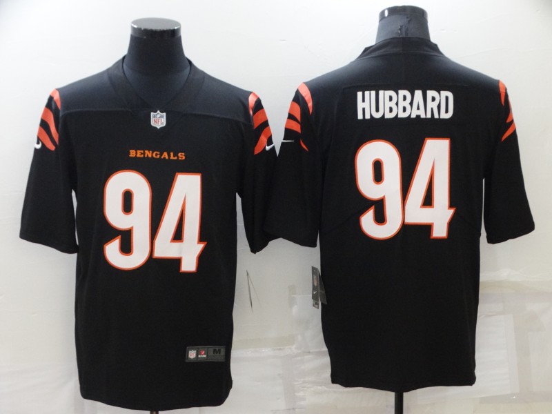 Men's #94 Sam Hubbard Cincinnati Bengals 2021 Stitched Nike Black Vapor Limited Jersey