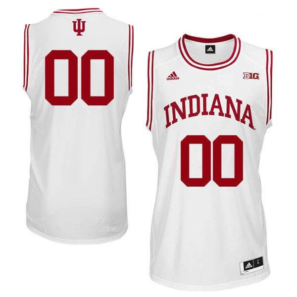 Indiana Hoosiers Custom White College Basketball Swingman Jersey