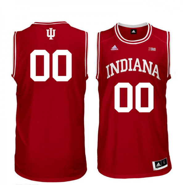 Indiana Hoosiers Custom Crimson College Basketball Swingman Jersey