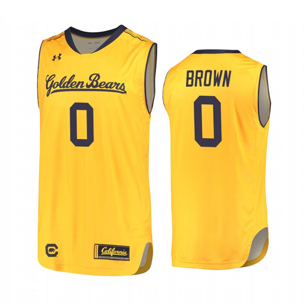 California Golden Bears #0 Jaylen Brown Gold College Basketball Alumni Limited Jersey