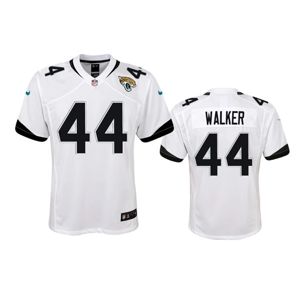 Youth Jacksonville Jaguars #44 Travon Walker Nike White Limited Jersey
