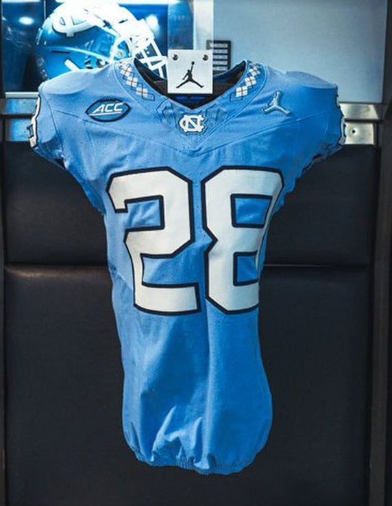 North Carolina Tar Heels #28 Omarion Hampton 2024 Blue F.U.S.E. College Football Game Jersey North Carolina Tar Heels #28 Omarion Hampton 2024 Blue F.U.S.E. College Football Game Jersey