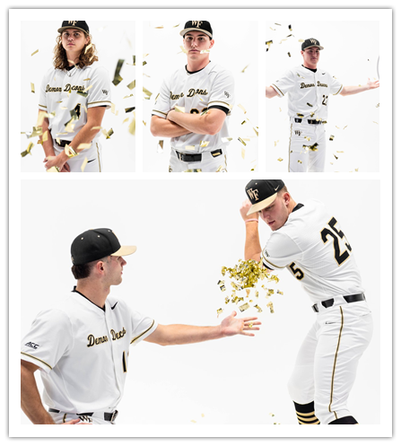 Wake Forest Demon Deacons Custom Nike White Demon Deacons Baseball Game Jersey