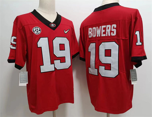 Youth Georgia Bulldogs #19 Brock Bowers Nike 2024 F.U.S.E. Limited College Football Game Jersey