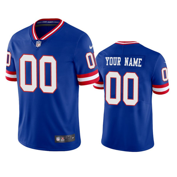 New York Giants Custom Nike Royal Classic Limited Jersey
