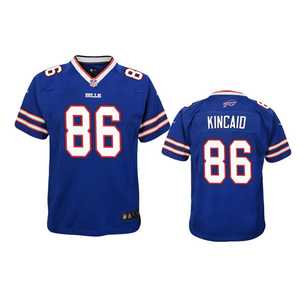 Youth Buffalo Bills #86 Dalton Kincaid Nike Royal Limited Jersey