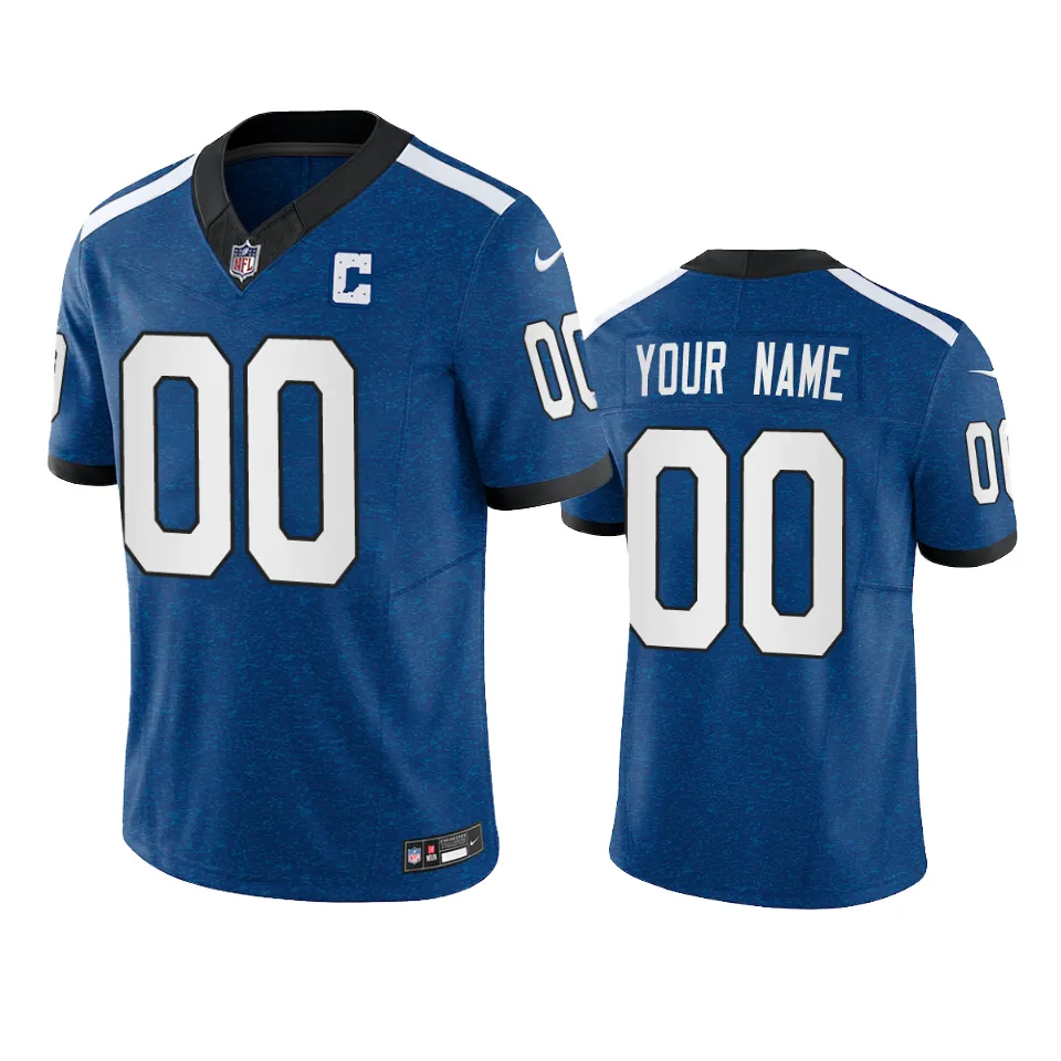 Indianapolis Colts Custom Royal Indiana Nights Alternate Vapor F.U.S.E. Limited Jersey