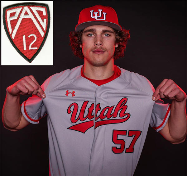 Mens Youth Utah Utes Custom PAC12 Gray Baseball Game Jersey