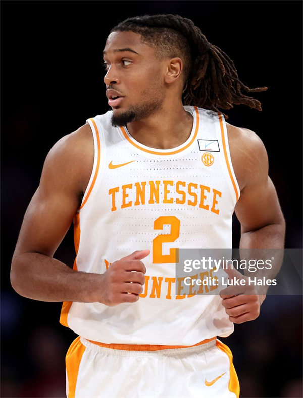 Tennessee Volunteers #2 Chaz Lanier Nike 2024-25 White College Basketball Game Jersey