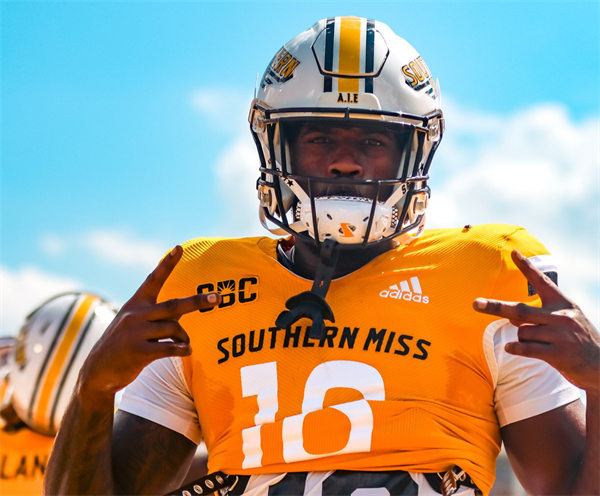 Southern Miss Golden Eagles Custom 2025 Football Game Jersey Gold