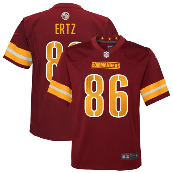 Youth Washington Commanders #86 Zach Ertz Nike Burgundy Team Color Limited Jersey