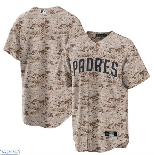 Youth San Diego Padres Blank Nike USMC Alternate Camo Limited Team Jersey