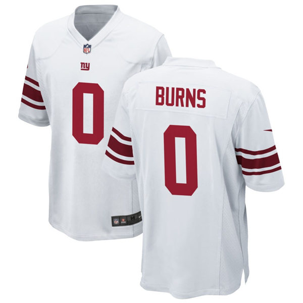 Youth New York Giants #0 Brian Burns Nike White Limited Jersey