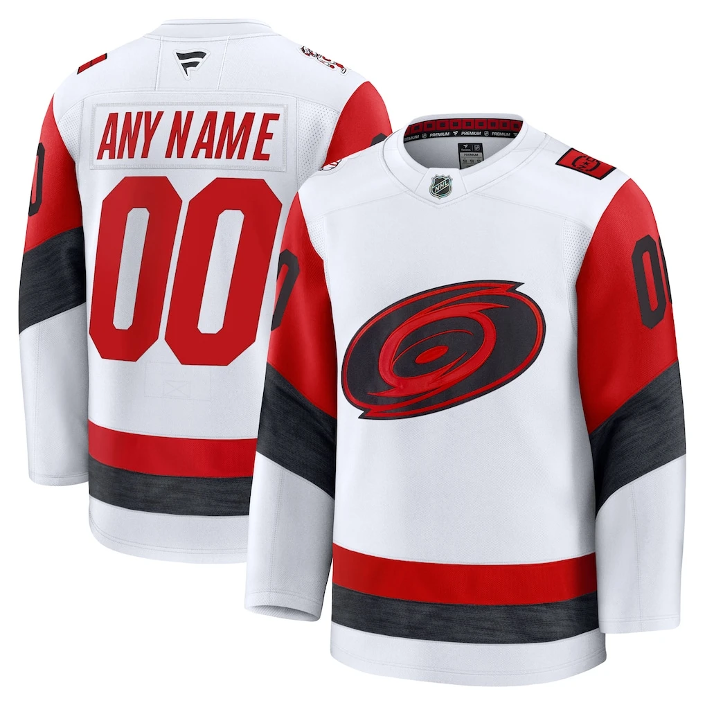Carolina Hurricanes Fanatics 2025 White Away Jersey