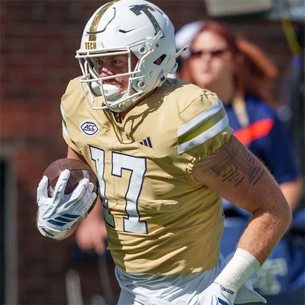 Georgia Tech Yellow Jackets #17 JOSH BEETHAM 2025 Gold Football Game Jersey