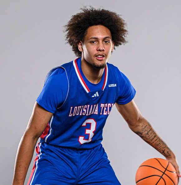 Louisiana Tech Bulldogs Custom Adidas 2025-26 Blue College Basketball Game Jersey