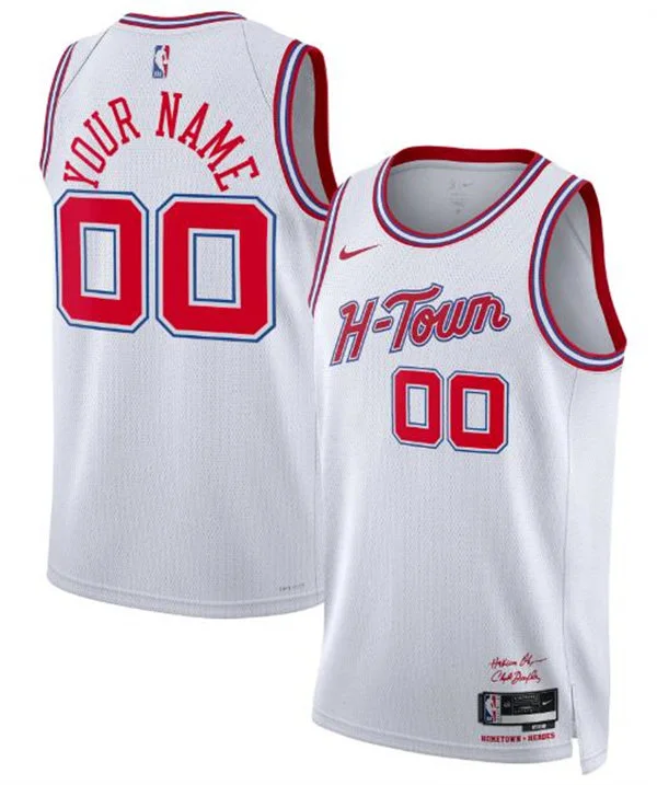 Houston Rockets Custom 2025-26 White City Edition Swingman Jersey