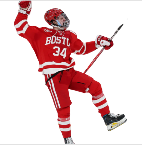 Mens Youth Boston University Terriers #34 Cole Eiserman 2024 Scarlet Hockey Jersey Mens Youth Boston University Terriers #34 Cole Eiserman 2024 Scarlet Hockey Jersey