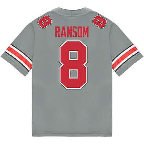 Mens Ohio State Buckeyes #8 Lathan Ransom Alternate Gary Limited Football Jersey)