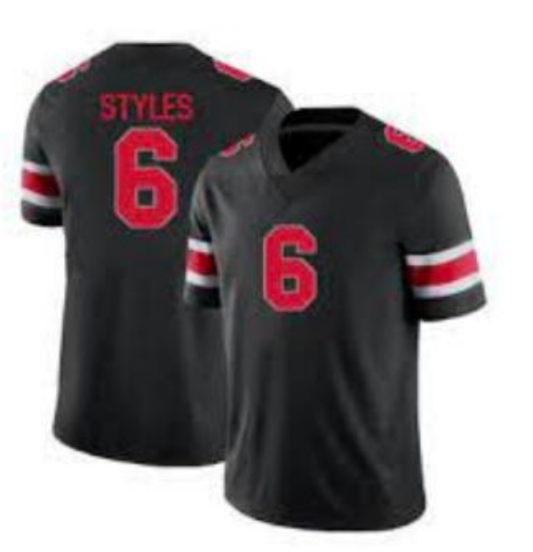 Mens Ohio State Buckeyes #6 Sonny Styles F.U.S.E. Limited Blackout College Football Game Jersey (1)