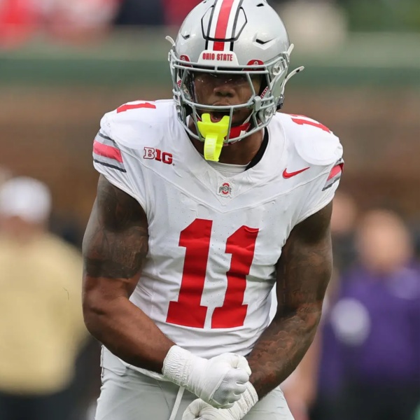 Mens Ohio State Buckeyes #11 C.J. Hicks White F.U.S.E. Limited College Football Game Jersey