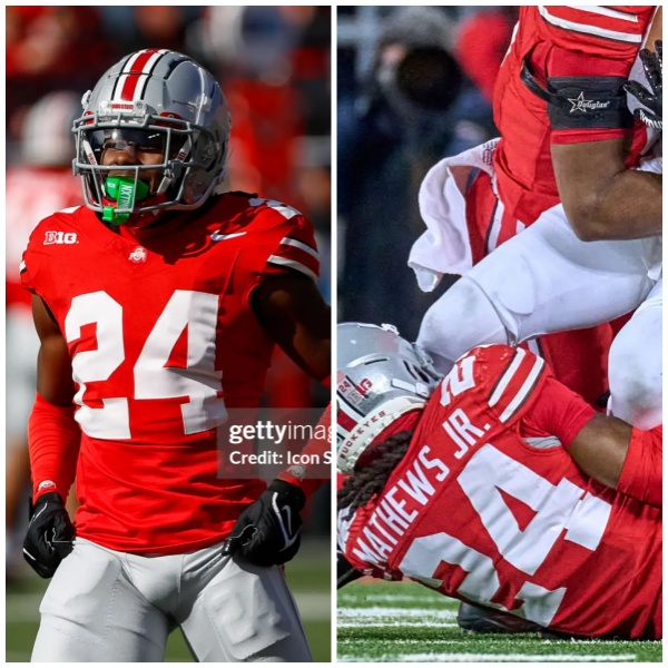 Mens Ohio State Buckeyes #24 Jermaine Mathews Jr. F.U.S.E. Limited Scarlet College Football Game Jersey