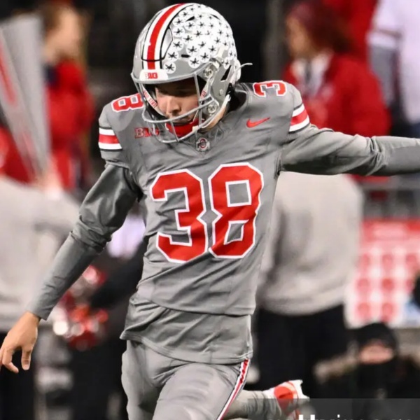 Mens Ohio State Buckeyes #38 Jayden Fielding Alternate Gary Limited Football Jersey