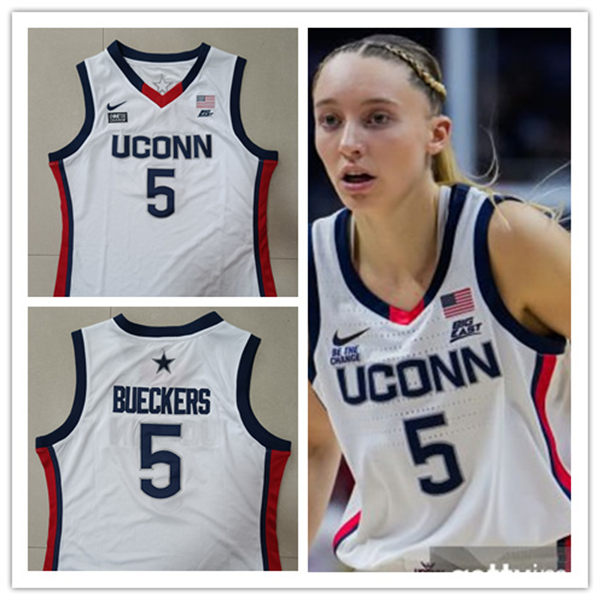 Unisex UConn Huskies #5 Paige Bueckers 2025 White Basketball Game Jersey Unisex UConn Huskies #5 Paige Bueckers 2025 White Basketball Game Jersey