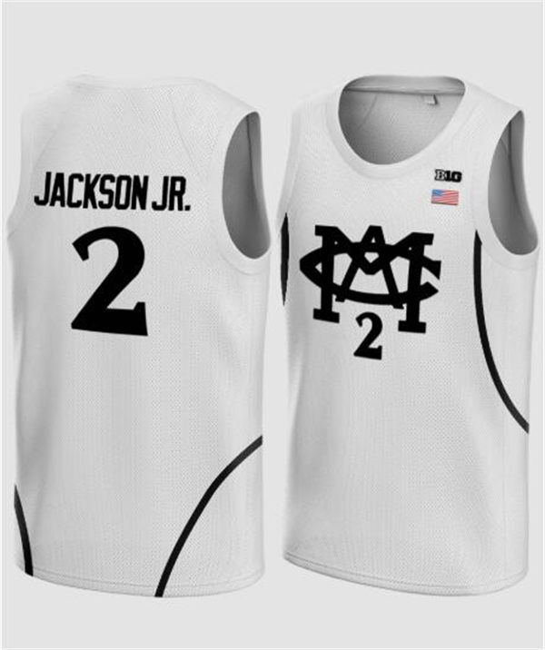 Mens Youth Michigan State Spartans #2 Jaren Jackson Jr White Retro Basketball Jersey Mens Youth Michigan State Spartans #2 Jaren Jackson Jr White Retro Basketball Jersey