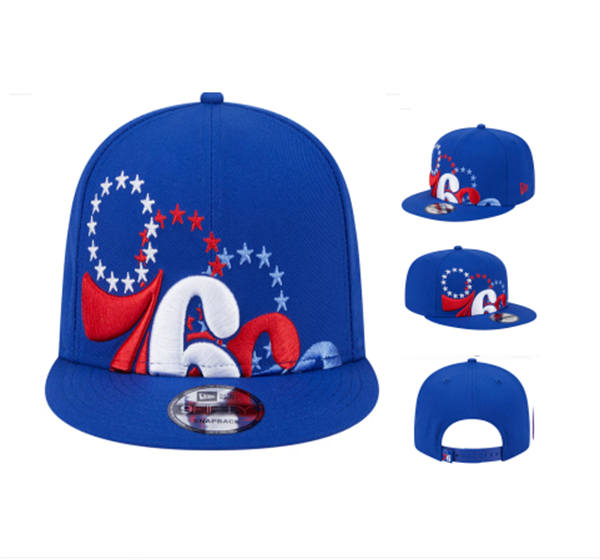 Philadelphia 76ers Royal Big76 Snapback Cap GS2503223 (71)