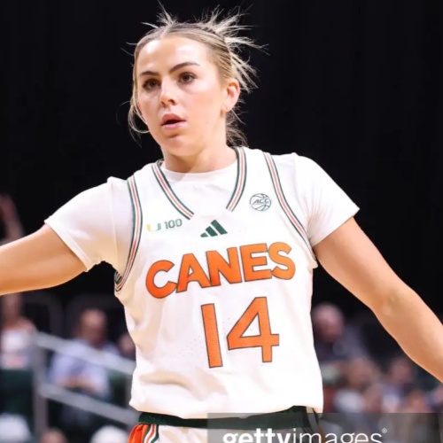 Unisex Miami Hurricanes Custom 2025 White Alternate Womens Basketball Jersey