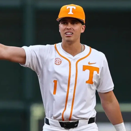 Tennessee Volunteers #1 Dean Curley Nike 2025 White College Baseball Game Jersey