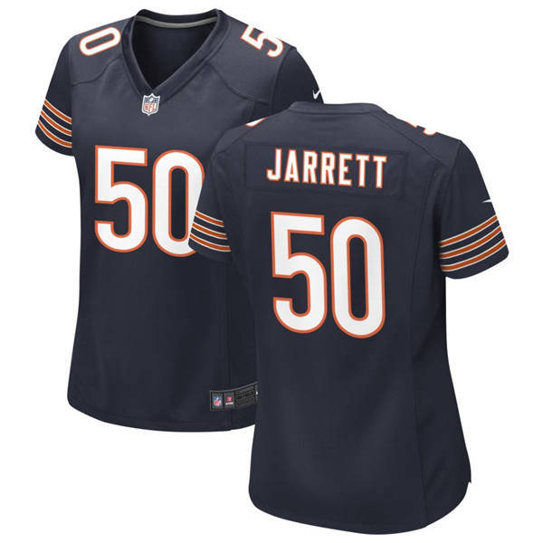 Womens Chicago Bears #50 Grady Jarrett Nike Navy Limited Jersey