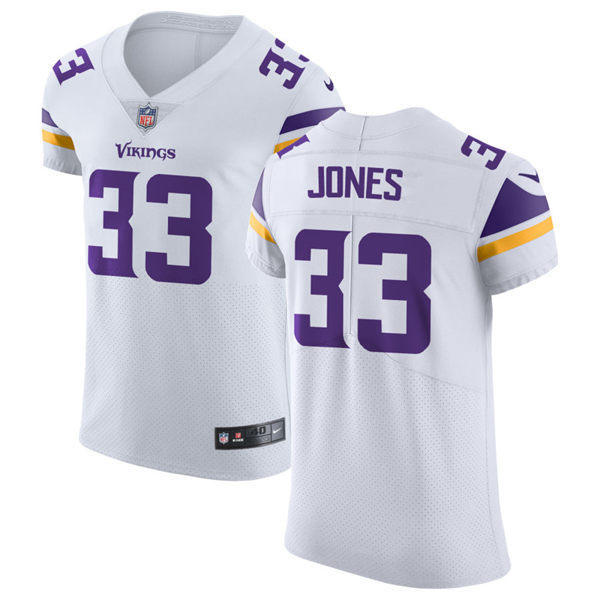 Youth Minnesota Vikings #33 Aaron Jones Nike White Limited Jersey