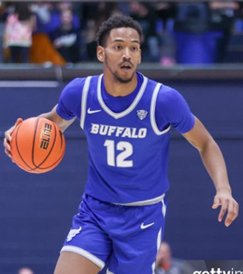 Mens Youth Buffalo Bulls Custom 2024 Blue NCAA College Basketball 
 Jersey
