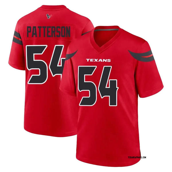 Men's Houston Texans #54 Jarrett Patterson Nike Red Alternate F.U.S.E. Limited Player Jersey