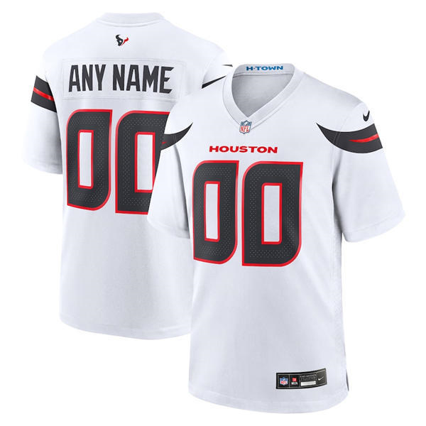 Houston Texans Custom Nike White Vapor F.U.S.E. Limited Player Jersey