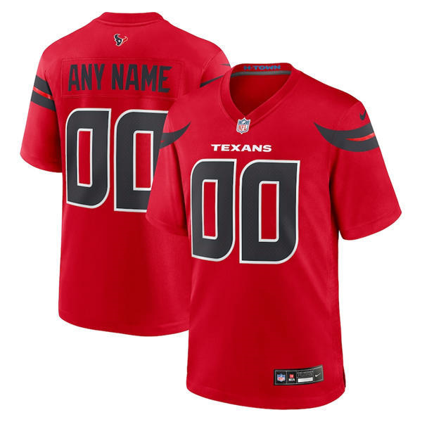 Houston Texans Custom Nike Red Alternate F.U.S.E. Limited Jersey