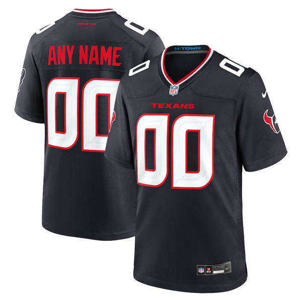 Houston Texans Custom Nike Navy White Alternate F.U.S.E. Limited Player Jersey