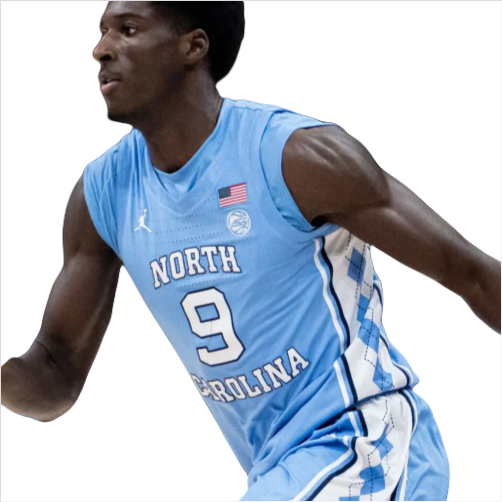 Mens Youth North Carolina Tar Heels #9 Drake Powell Carolina Blue College Baseketball Game Jersey