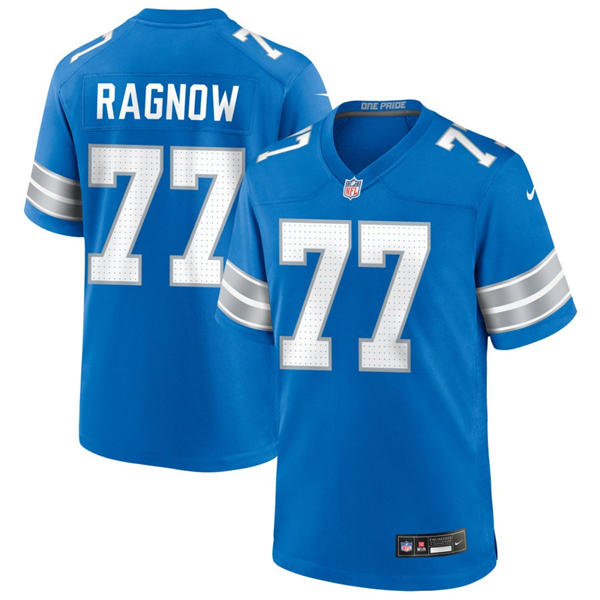 Youth Detroit Lions #77 Frank Ragnow  Nike Blue Vapor F.U.S.E. Limited Jersey