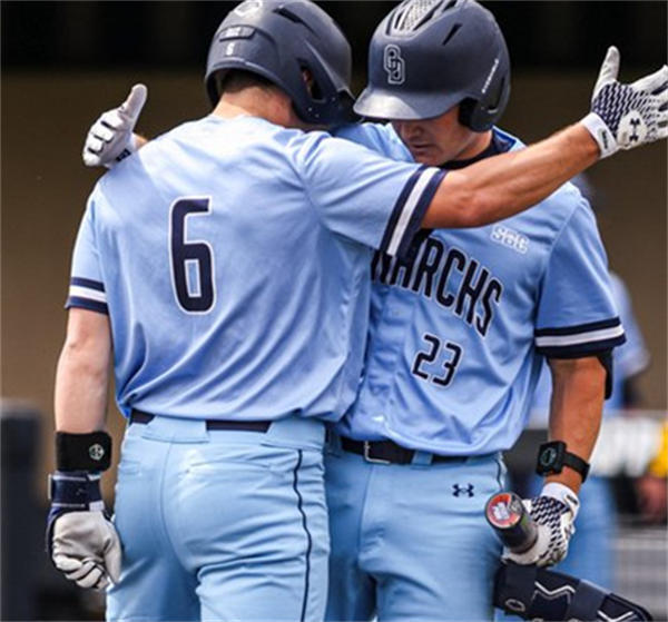 Old Dominion Monarchs Custom 2025 Light Blue SBC College Baseball Jersey