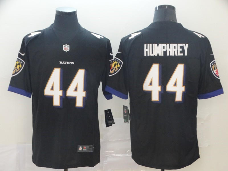 Youth Baltimore Ravens #44 Marlon Humphrey Nike Black Alternate Limited Jersey