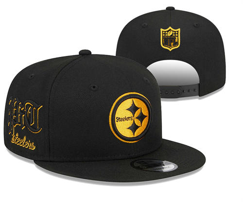 NFL Pittsburgh Steelers Black Legacy True Snapback Hat YD2503211 (5)