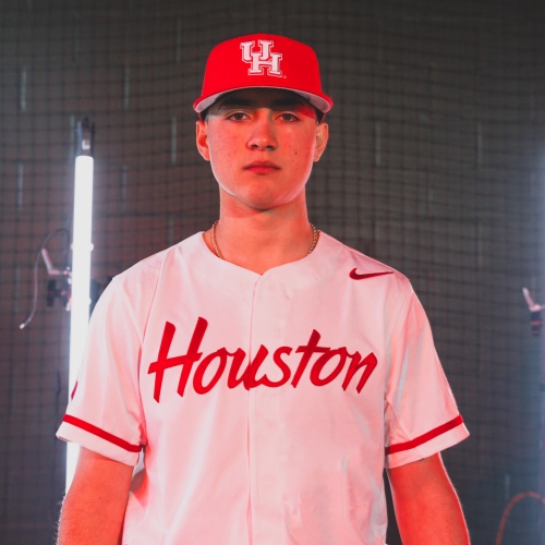 Houston Cougars Custom 2025 XII Baseball Team Jersey -white Houston